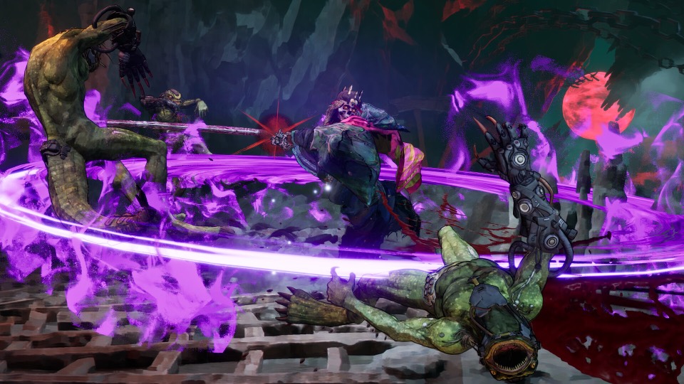 Stupid Never Dies — Davy in combat, official Steam screenshot.